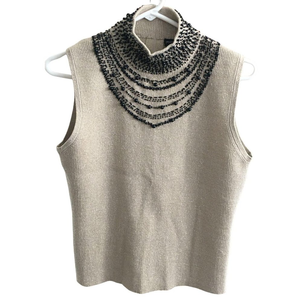 Grace Elements Shell Decorative Beaded Neckline - Picture 6 of 9